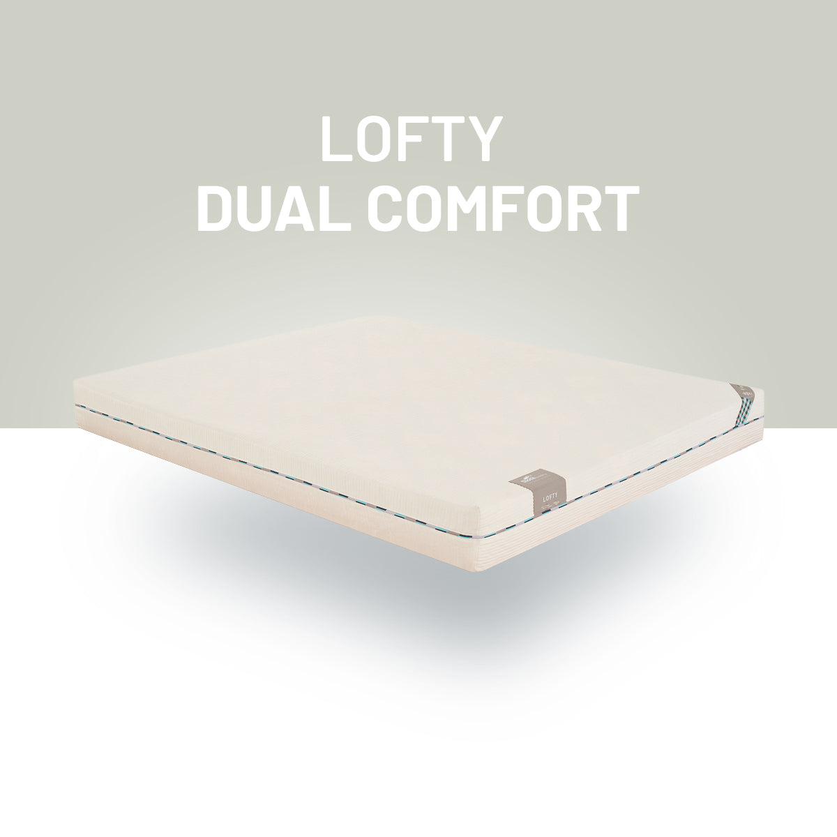 Lofty Dual-Comfort: Çift Taraflı %100 Doğal Lateks Yatak | 20 cm GOLS Sertifikalı