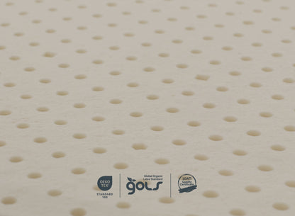 Lofty Dual-Comfort: Double-Sided 100% Natural Latex Mattress | 20 cm GOLS Certified