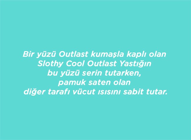 Slothy Cool Outlast Yastık